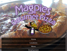 Tablet Screenshot of magpiespizza.com